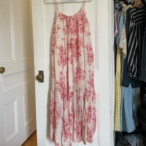 Old Navy Peasant Tie Detail Maxi Dress